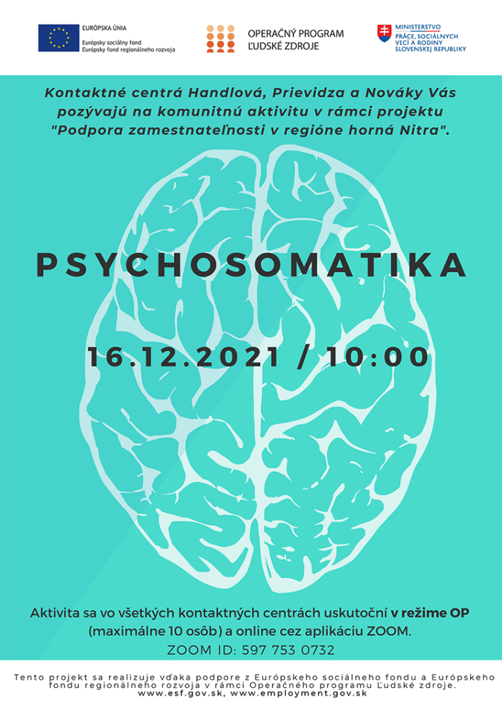 Komunitná aktivita s názvom Psychosomatika