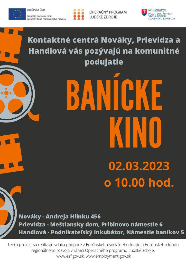 Banícke kino - plagát