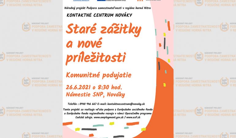 Pozvánka na prednášku - kontaktné centrum Nováky