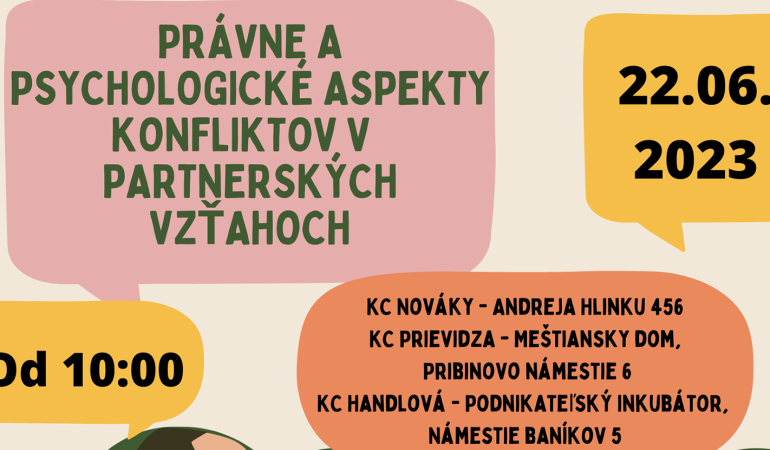 Právne a psychologické aspekty konfliktov v partnerských vzťahoch